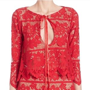 For Love and Lemons Gianna Lace Top